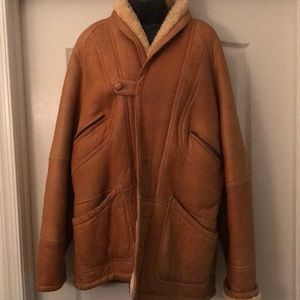 Genuine Shearling  tan unisex size 46